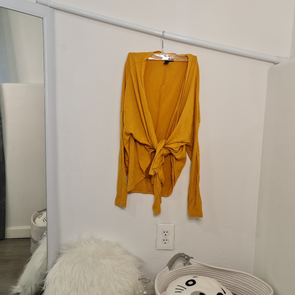 Mustard cardigan